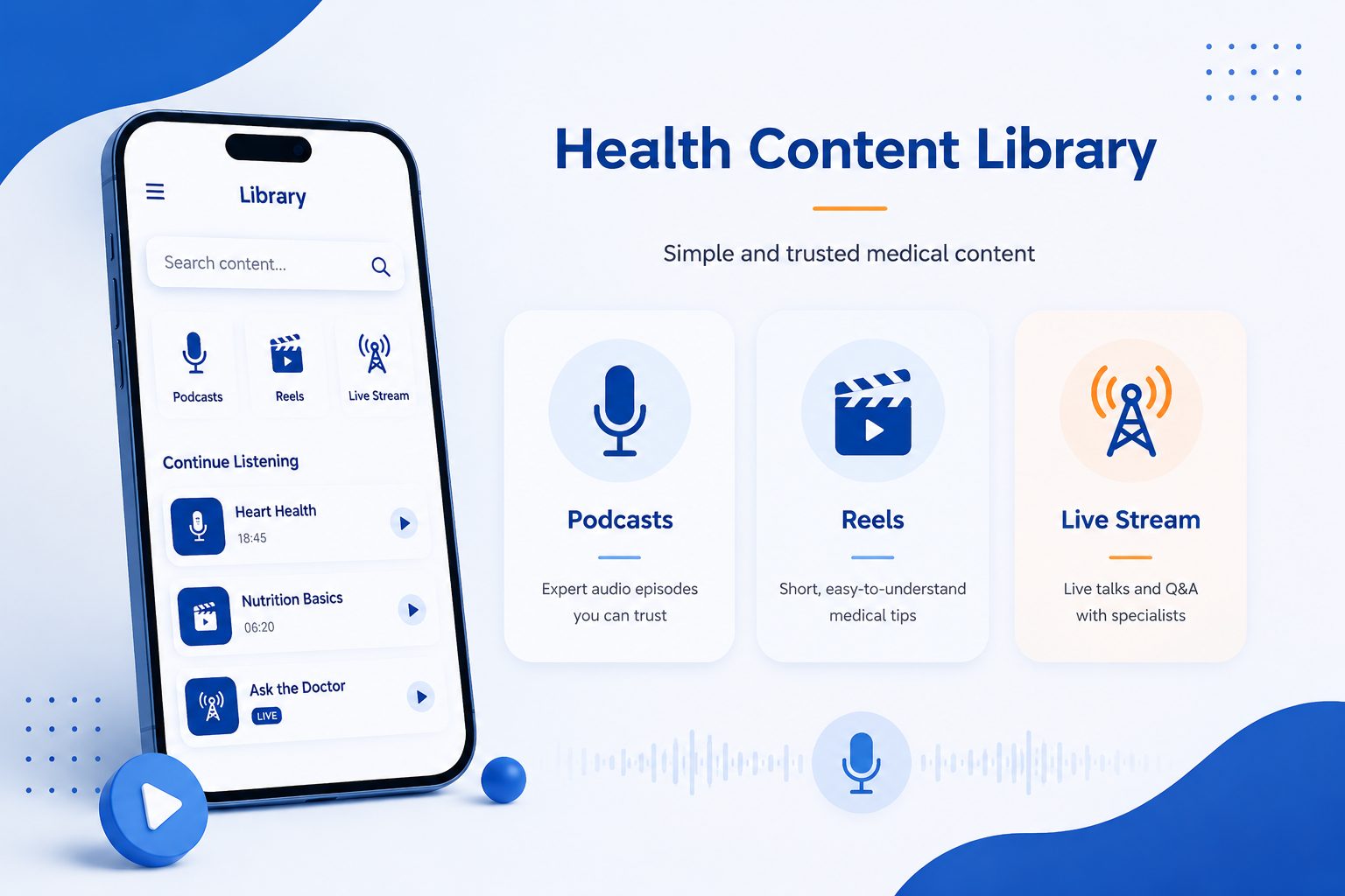 Content Library — منصة وعي
